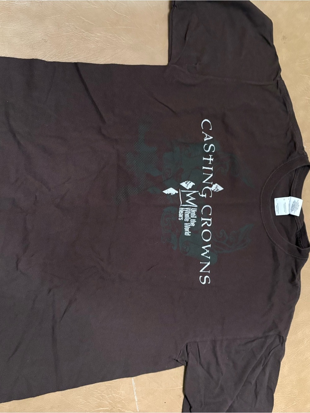 Gildan Black Casking Crowns Graphic Tee with Teal Accents